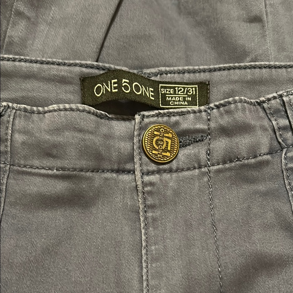 Gray ONE 5 ONE Pants